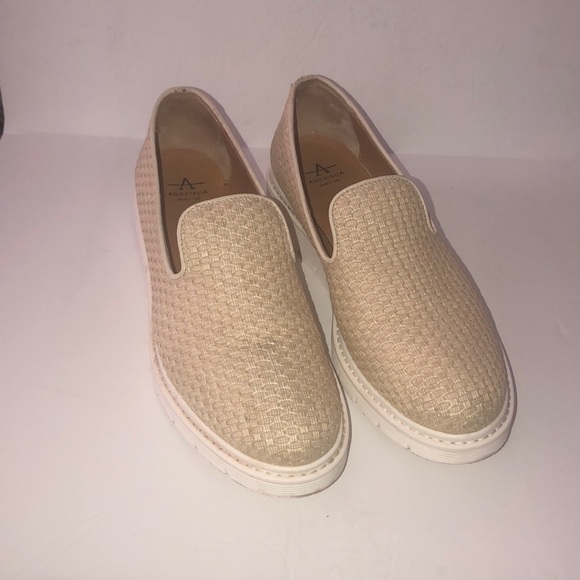 Aquatalia Beige Kay Slip-On Sneaker - Picture 2 of 10